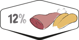 12% VIANDE FRAÎCHE