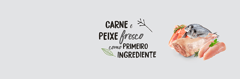 Incorporamos carne e peixe frescos
