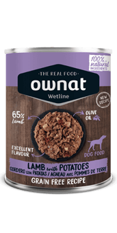 OWNAT WETLINE Lamb with Potatoes (DOG) 395g
