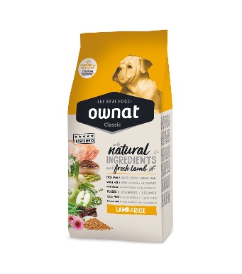 OWNAT CLASSIC LAMB&RICE (DOG)