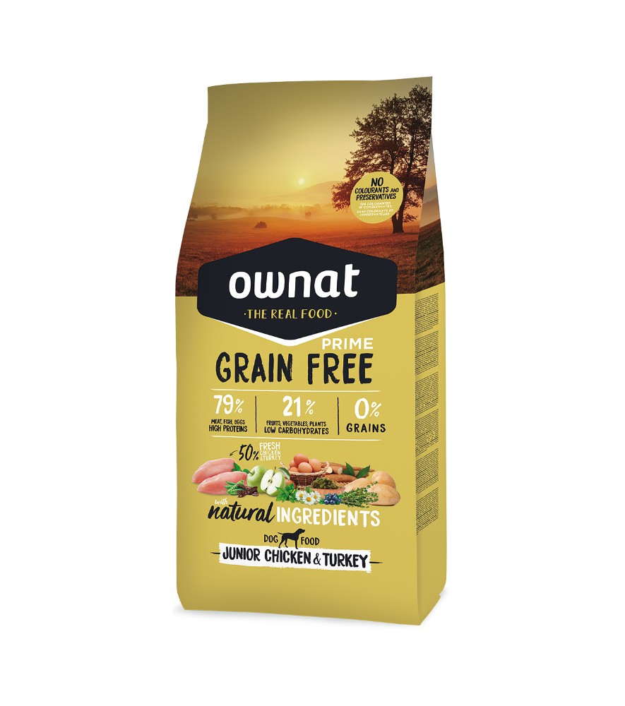 OWNAT GF PRIME JUNIOR CHICKEN&TURKEY (DOG)