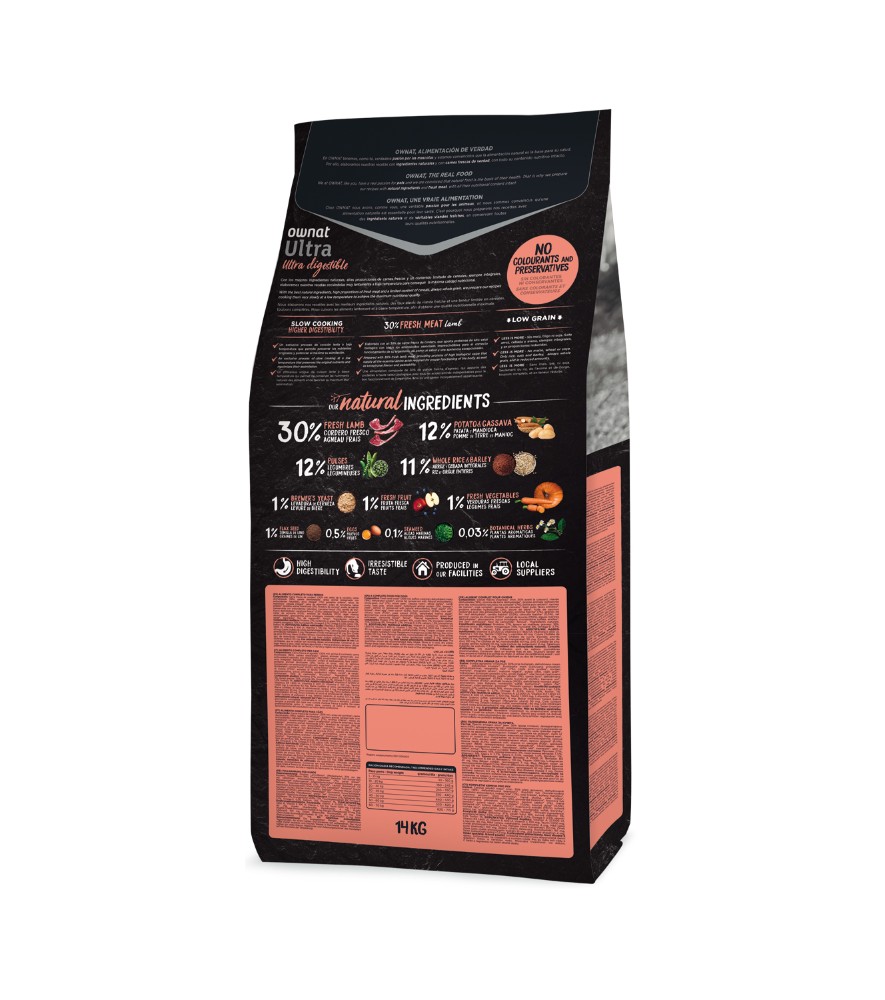 OWNAT ULTRA MEDIUM LAMB&RICE (DOG)