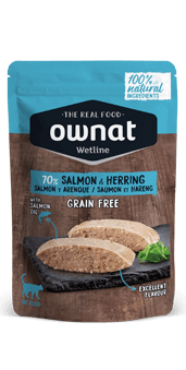 OWNAT WETLINE Salmon & Herring (CAT) 85g