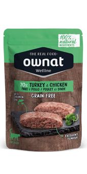 OWNAT WETLINE Turkey & Chicken (CAT) 85g