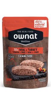 OWNAT WETLINE Veal & Turkey (CAT) 85g