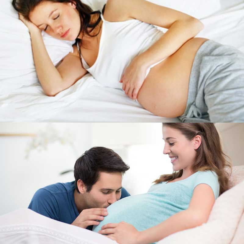 Las mejores posturas para dormir embarazada