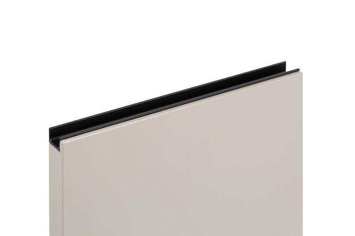 Semi-hidden handle in aluminum JEY2 0163 | Viefe
