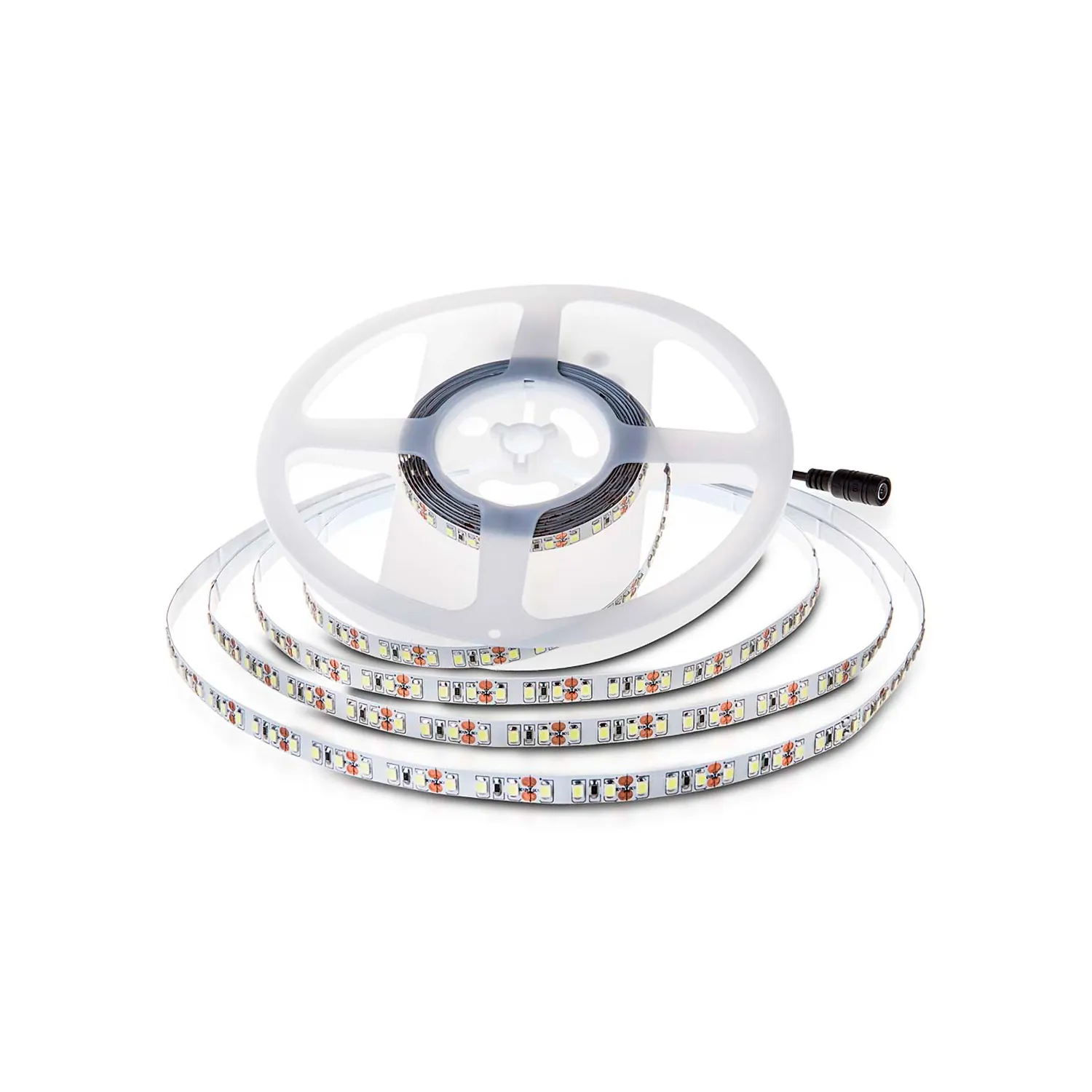 Tira Led Rollo Tira LED SMD2835 120 LEDs 24V IP20 4000K Doble PCB 10M Rollo 8W/M ...