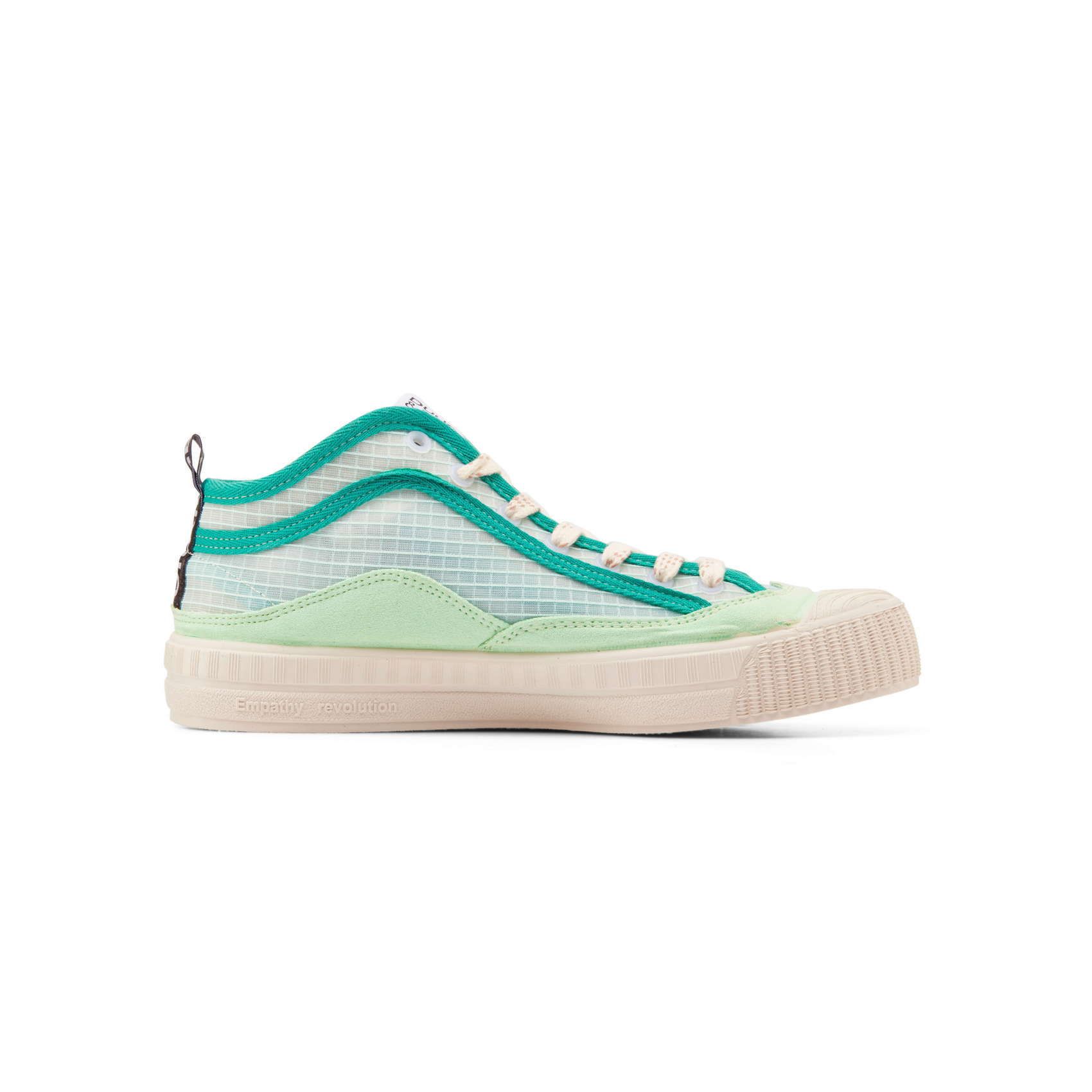 Sneakers alte DUUO COL COVER TUL di colore verde