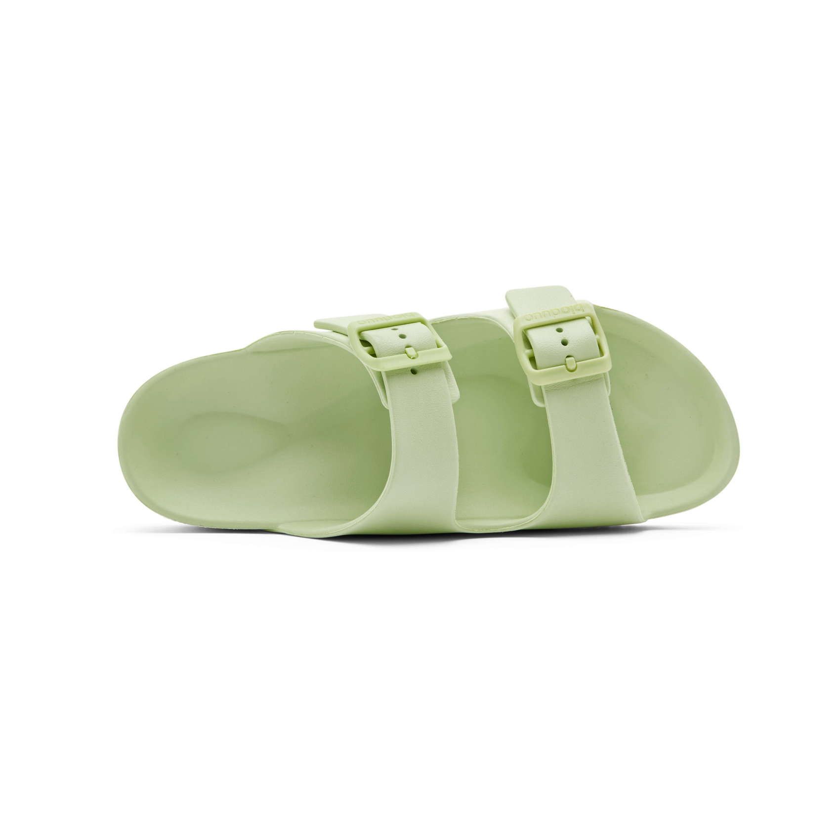 Sandalias verde claro planas de goma DUUO Eva Flat 18