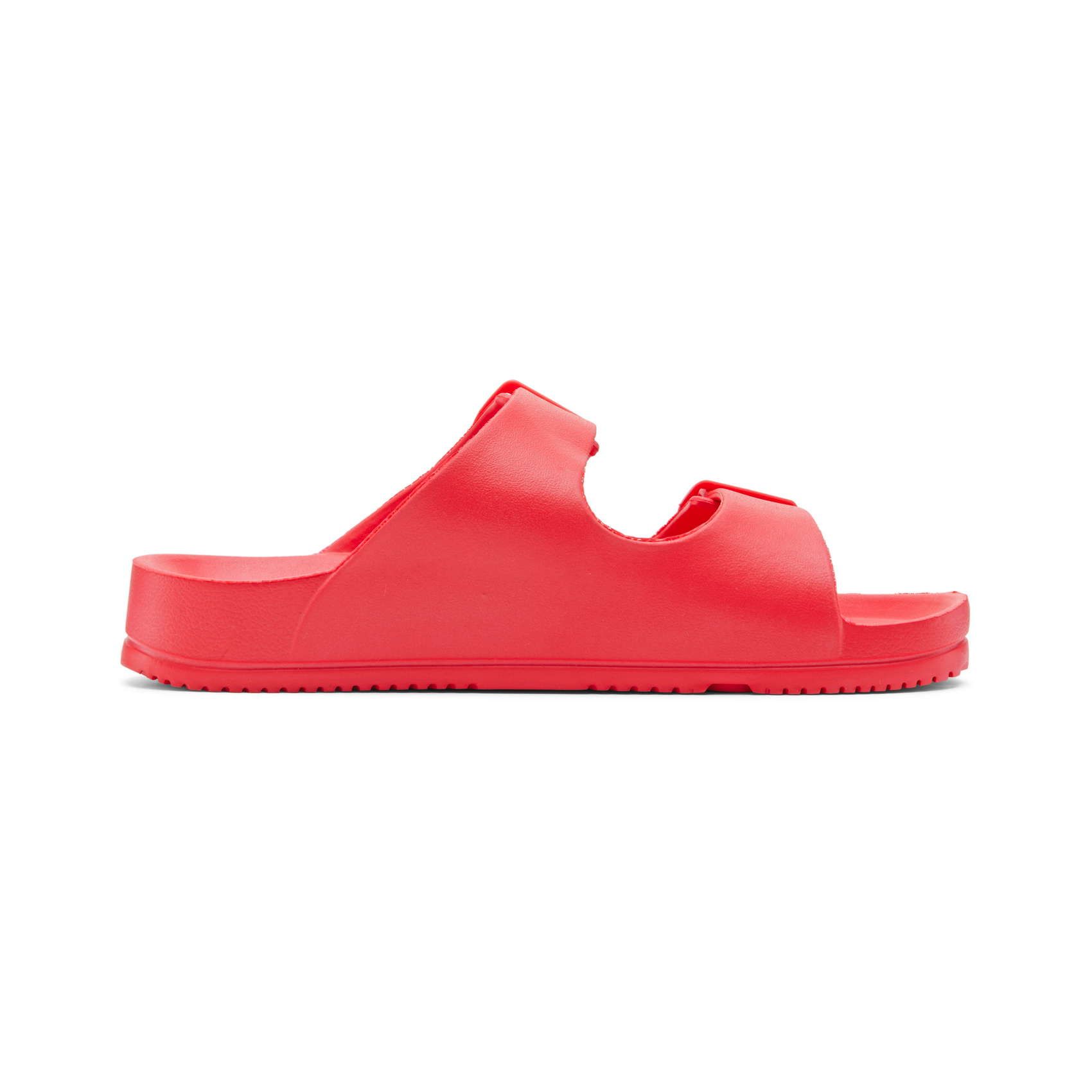 Sandalias rojo fresa planas de goma DUUO Eva Flat 20