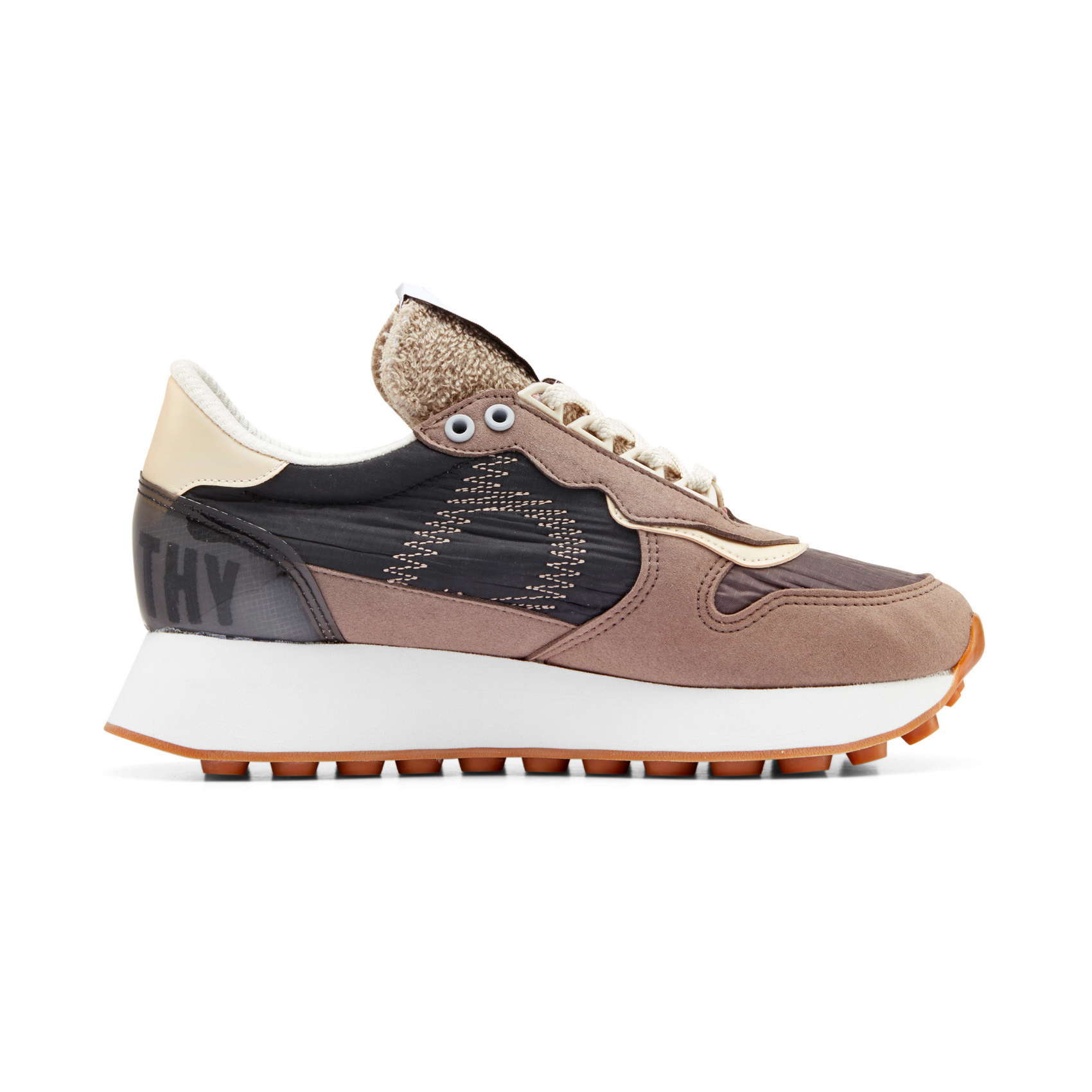 Zapatillas retro running DUUO CALMA HI marrón