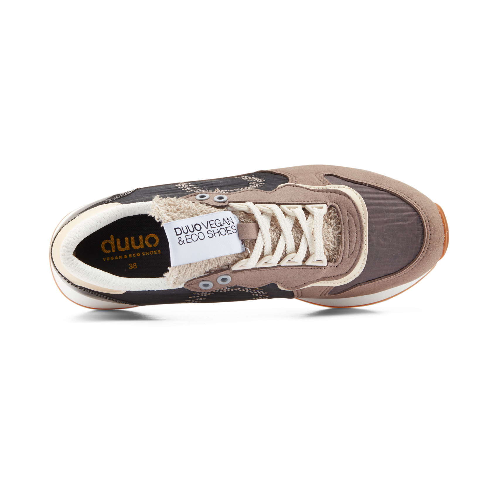 Zapatillas retro running DUUO CALMA HI marrón