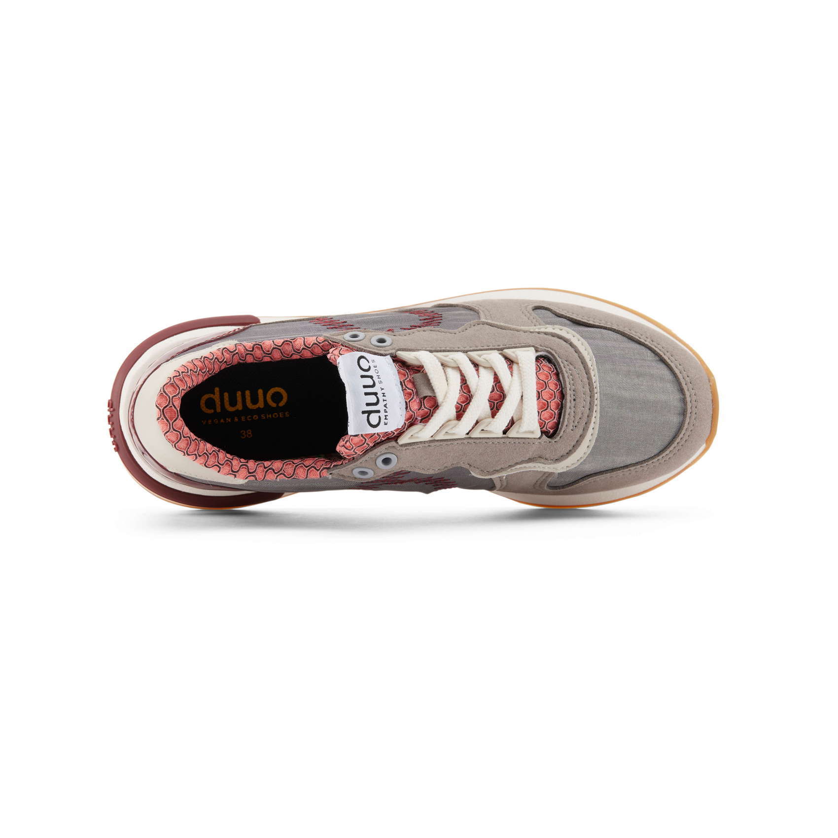 Zapatillas retro con cuña DUUO SLOW CLARK gris