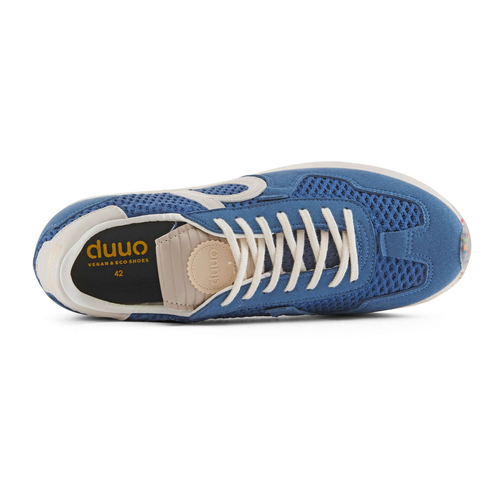 Zapatilla plana DUUO SPOP azul