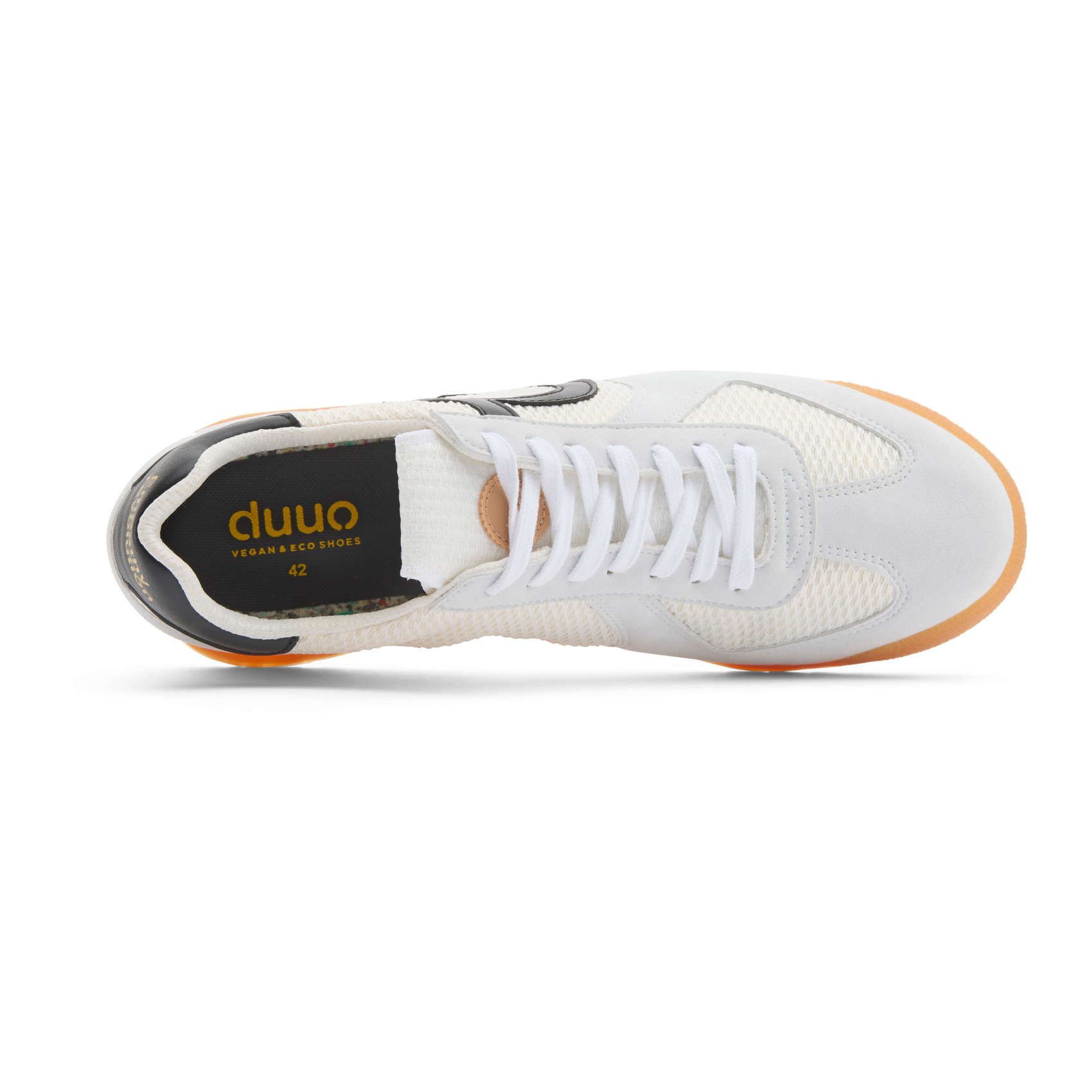 Zapatilla de inspiración vintage PUZLE blanco