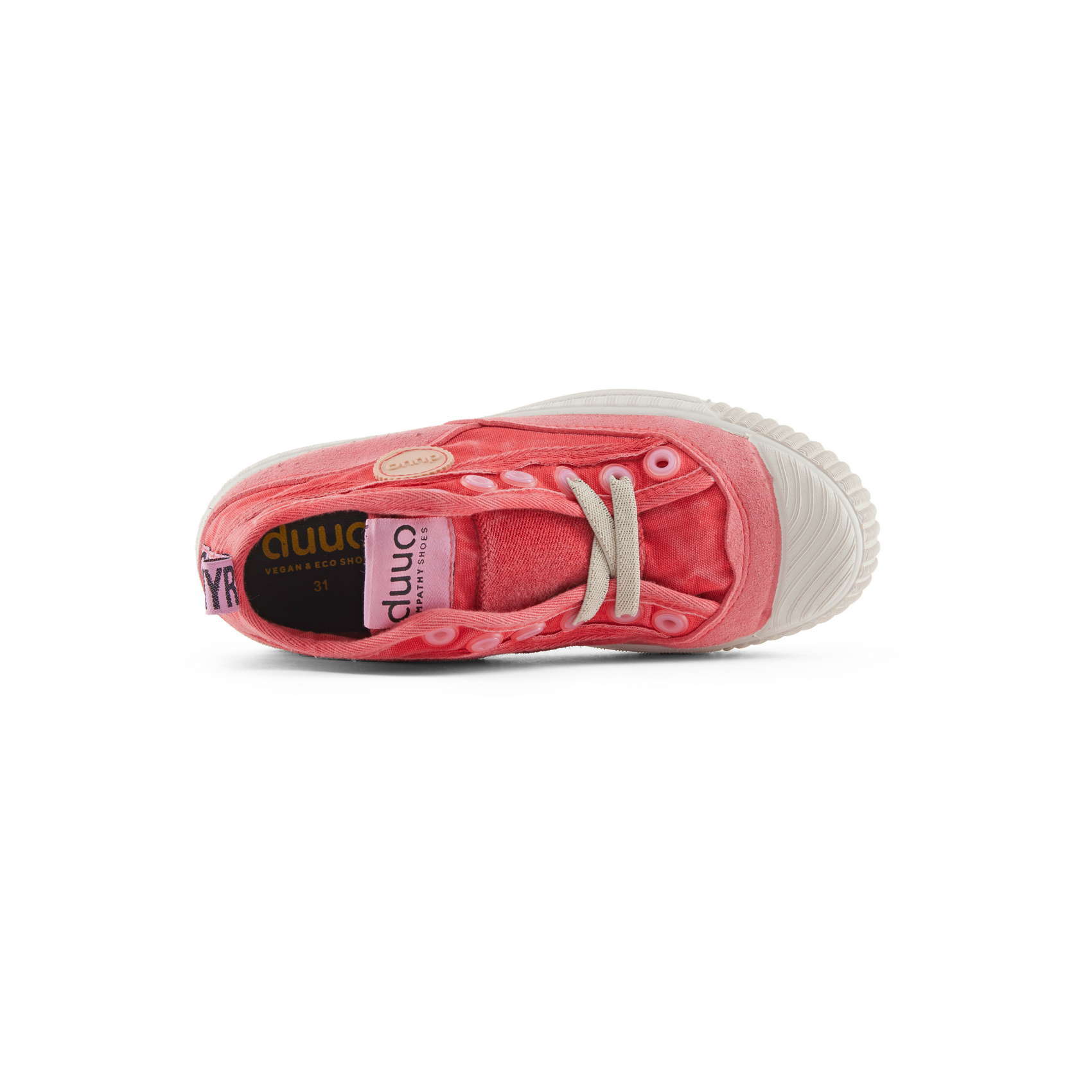 Zapatillas veganas altas infantiles DUUO COL KID COVER rojo