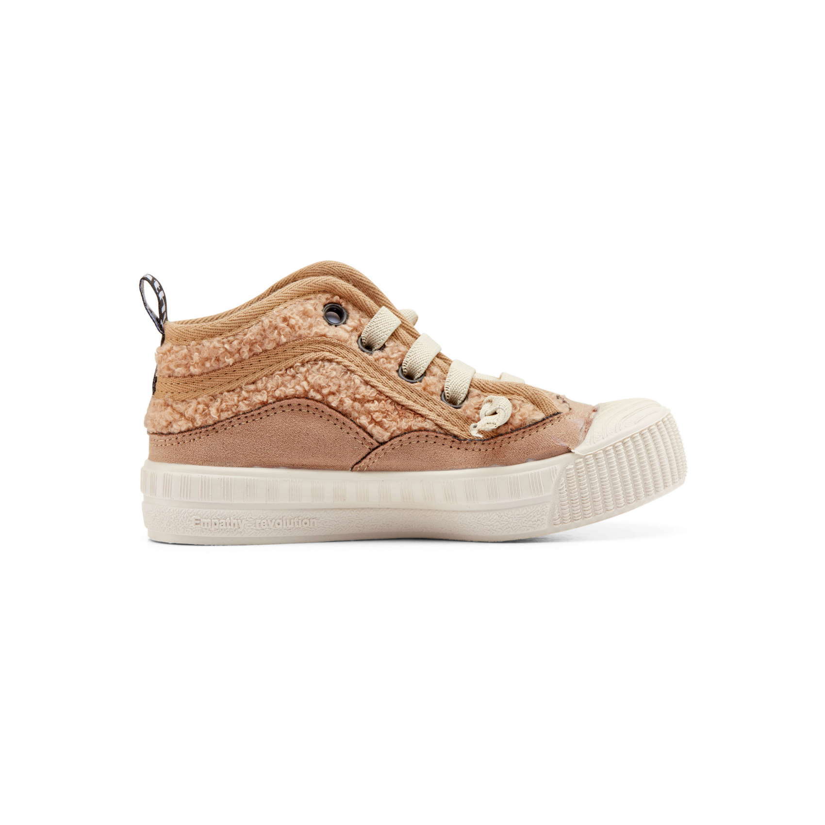 Zapatillas veganas altas infantiles DUUO MINI COL COVER beige