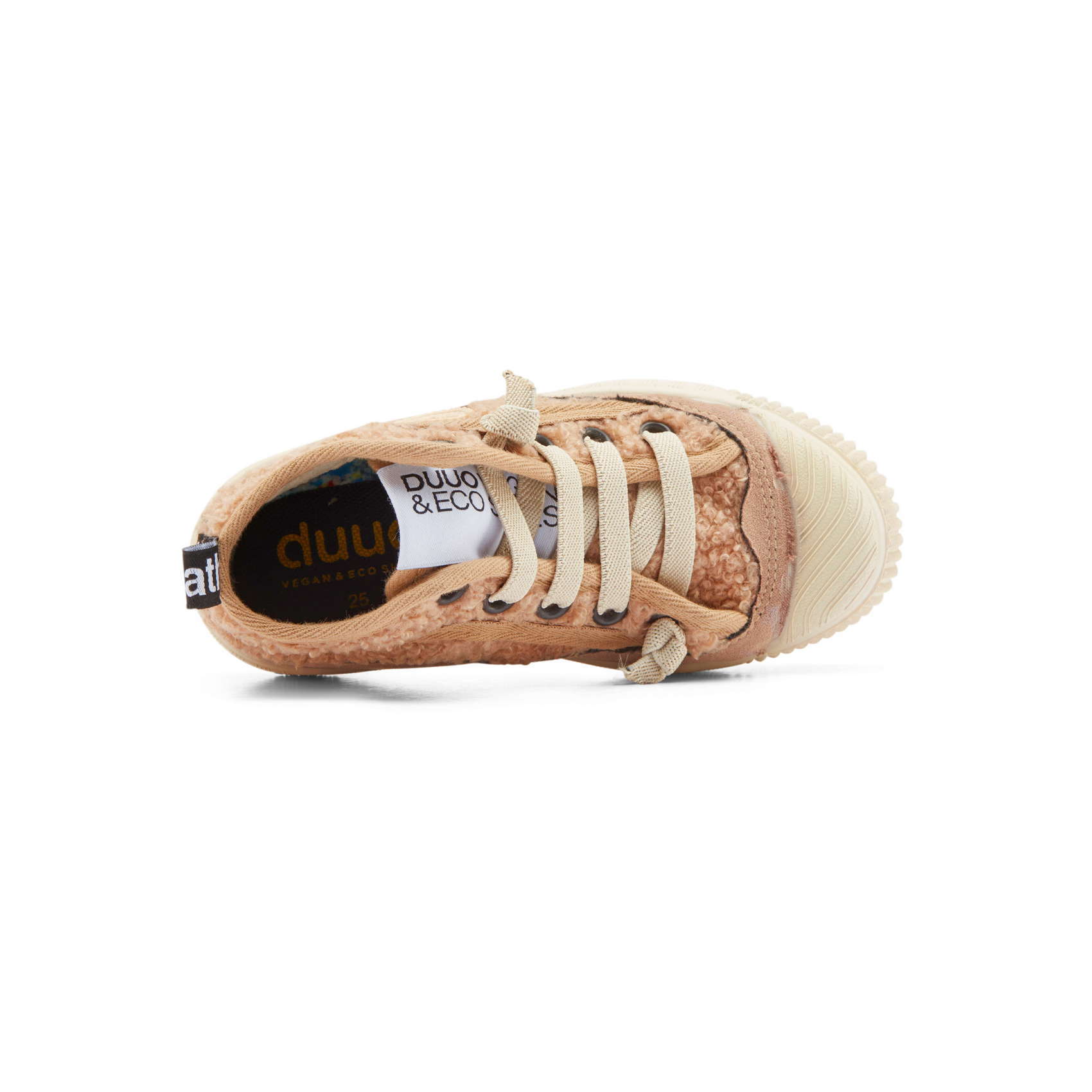Zapatillas veganas altas infantiles DUUO MINI COL COVER beige