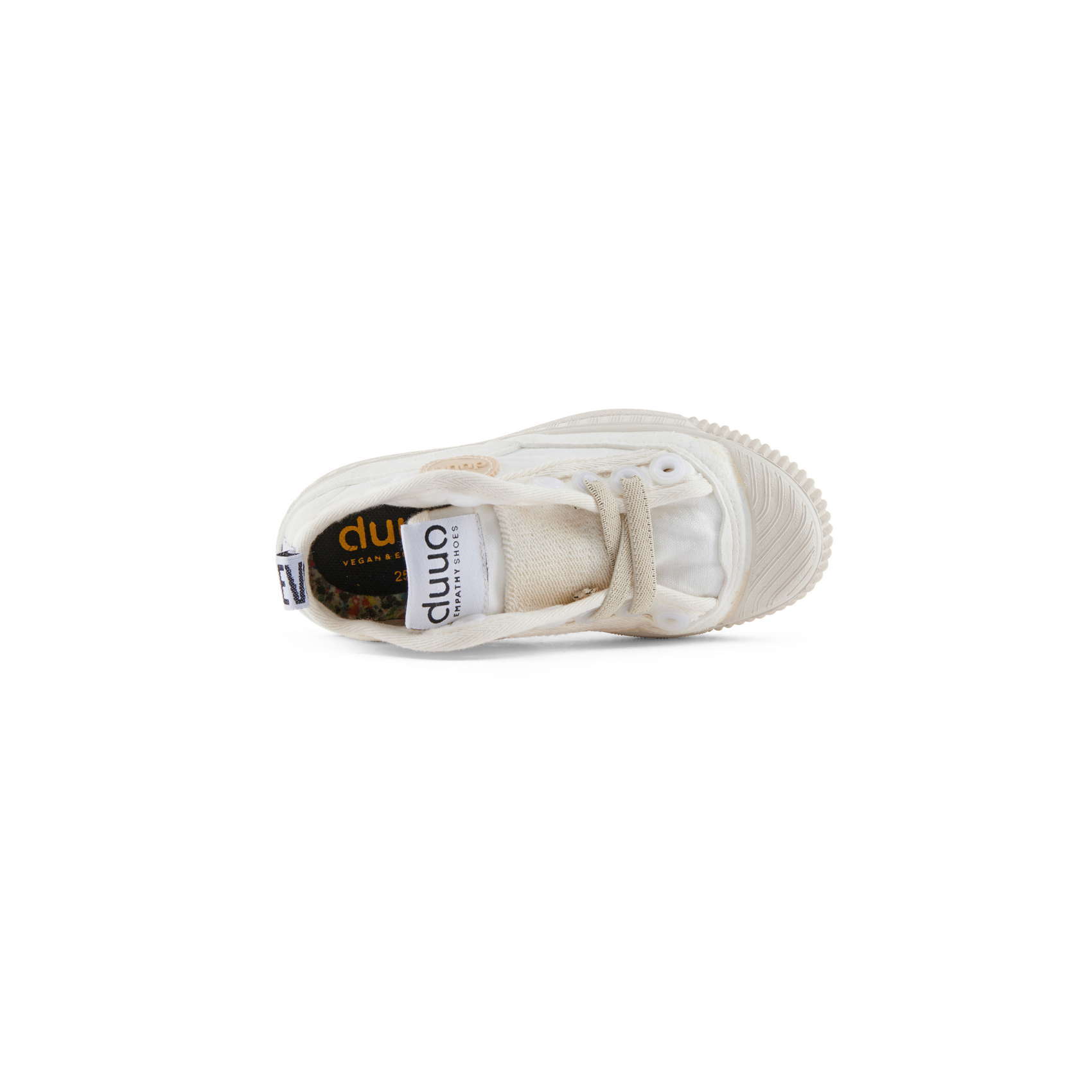 Zapatillas veganas altas infantiles DUUO MINI COL COVER blanco
