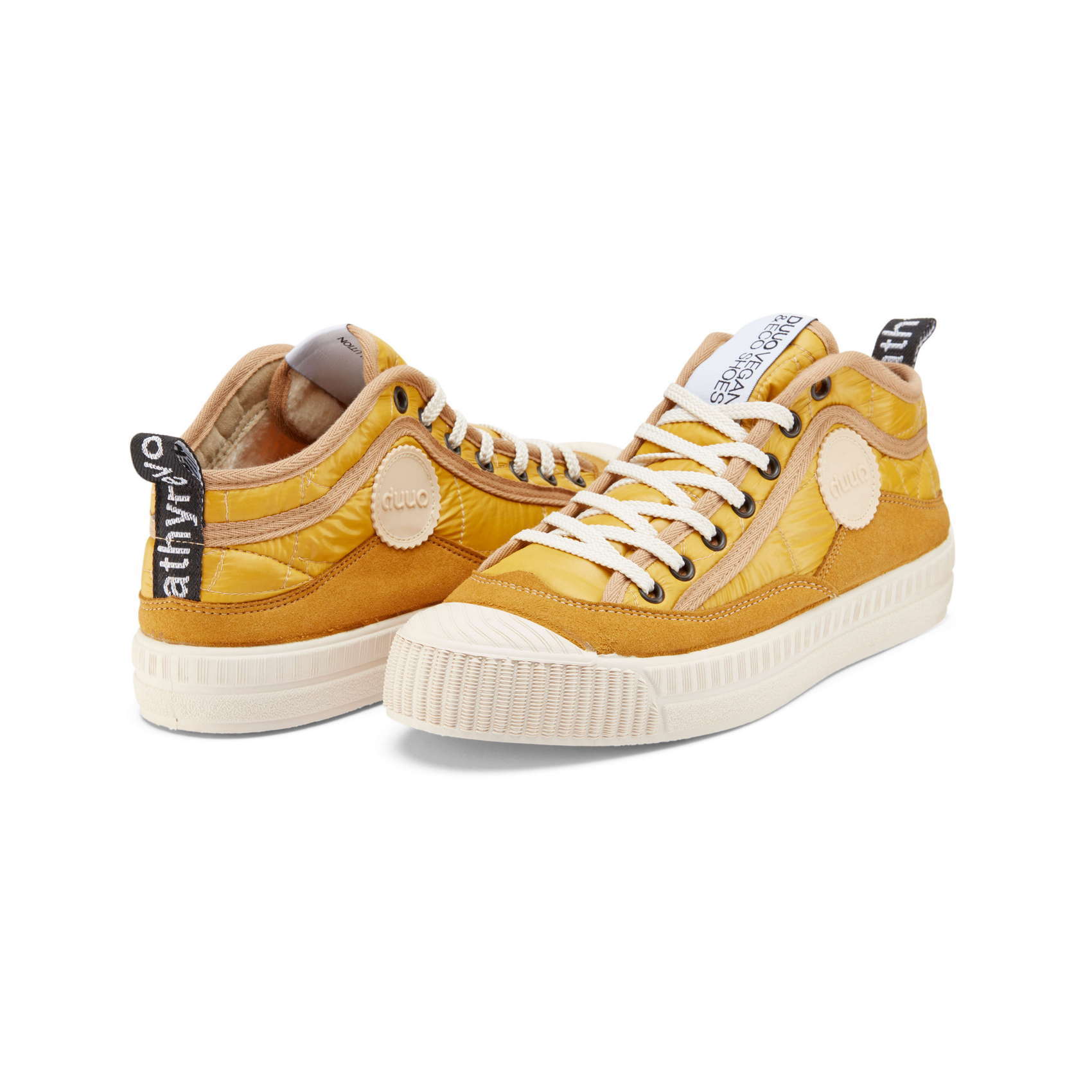 Zapatilla alta DUUO COL COVER amarillo