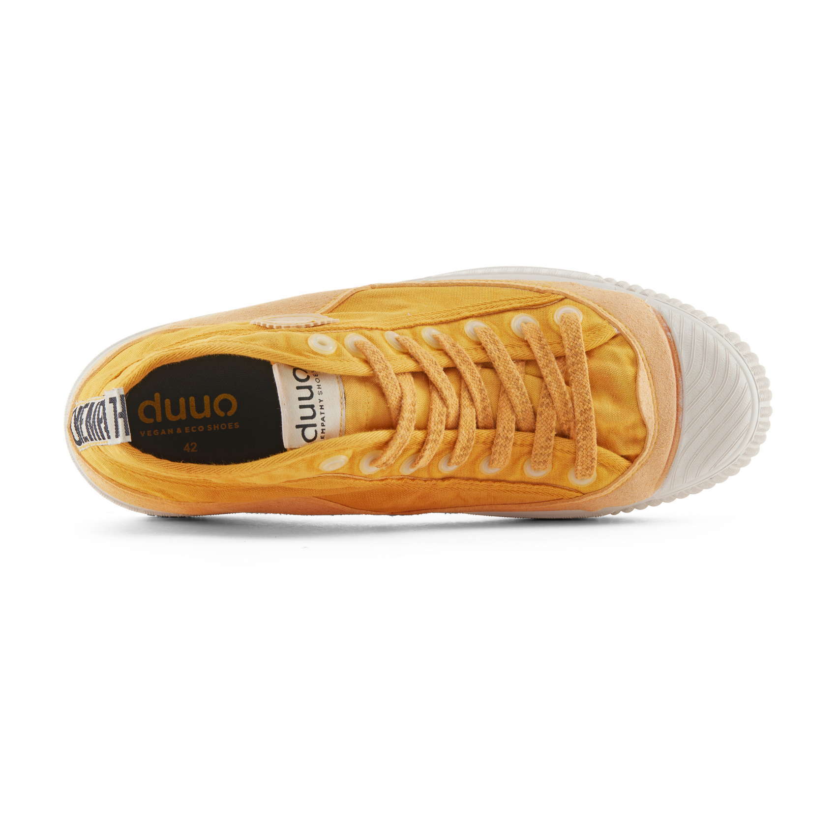 Zapatilla alta de algodón DUUO COL COVER amarillo