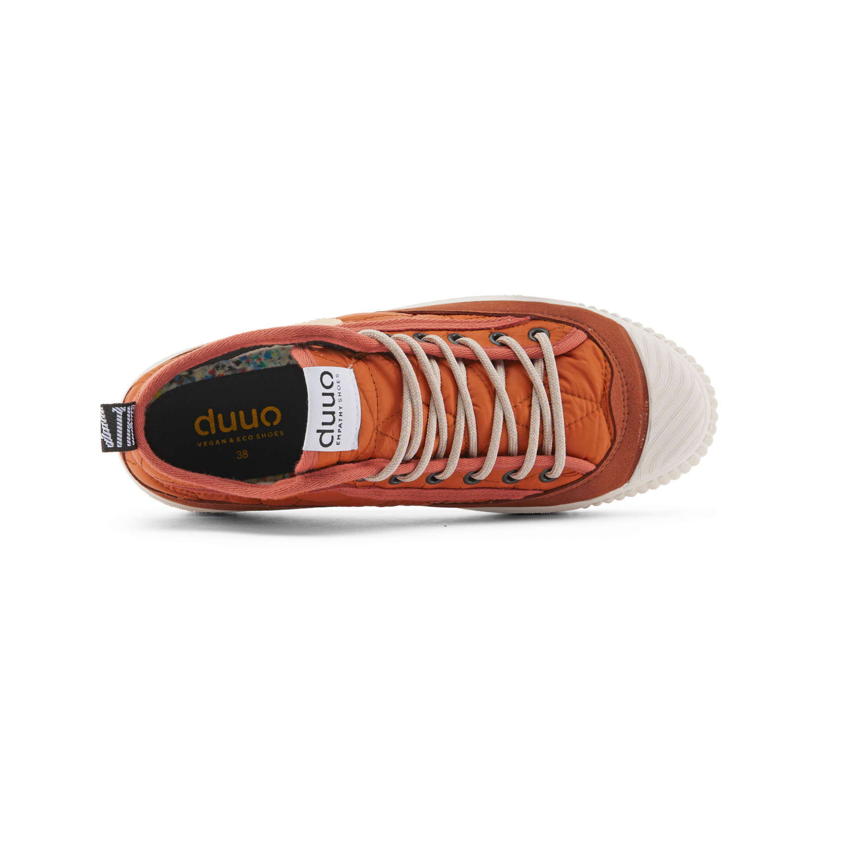 Zapatilla alta impermeable DUUO COL COVER PUFFY naranja