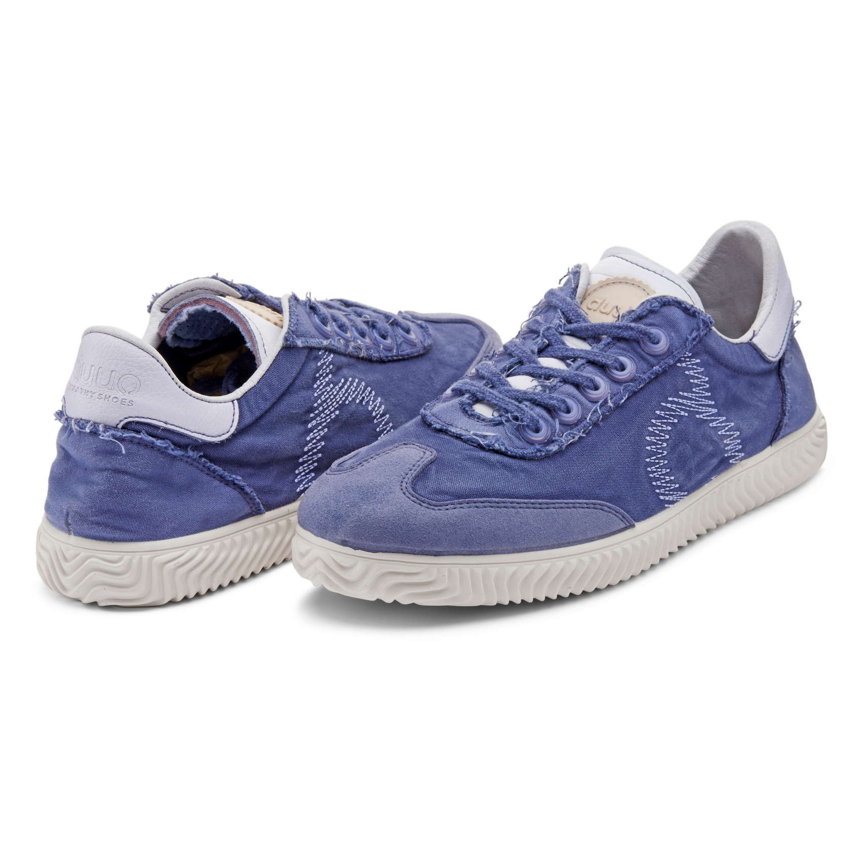 Zapatilla plana DUUO ONA LACE azul