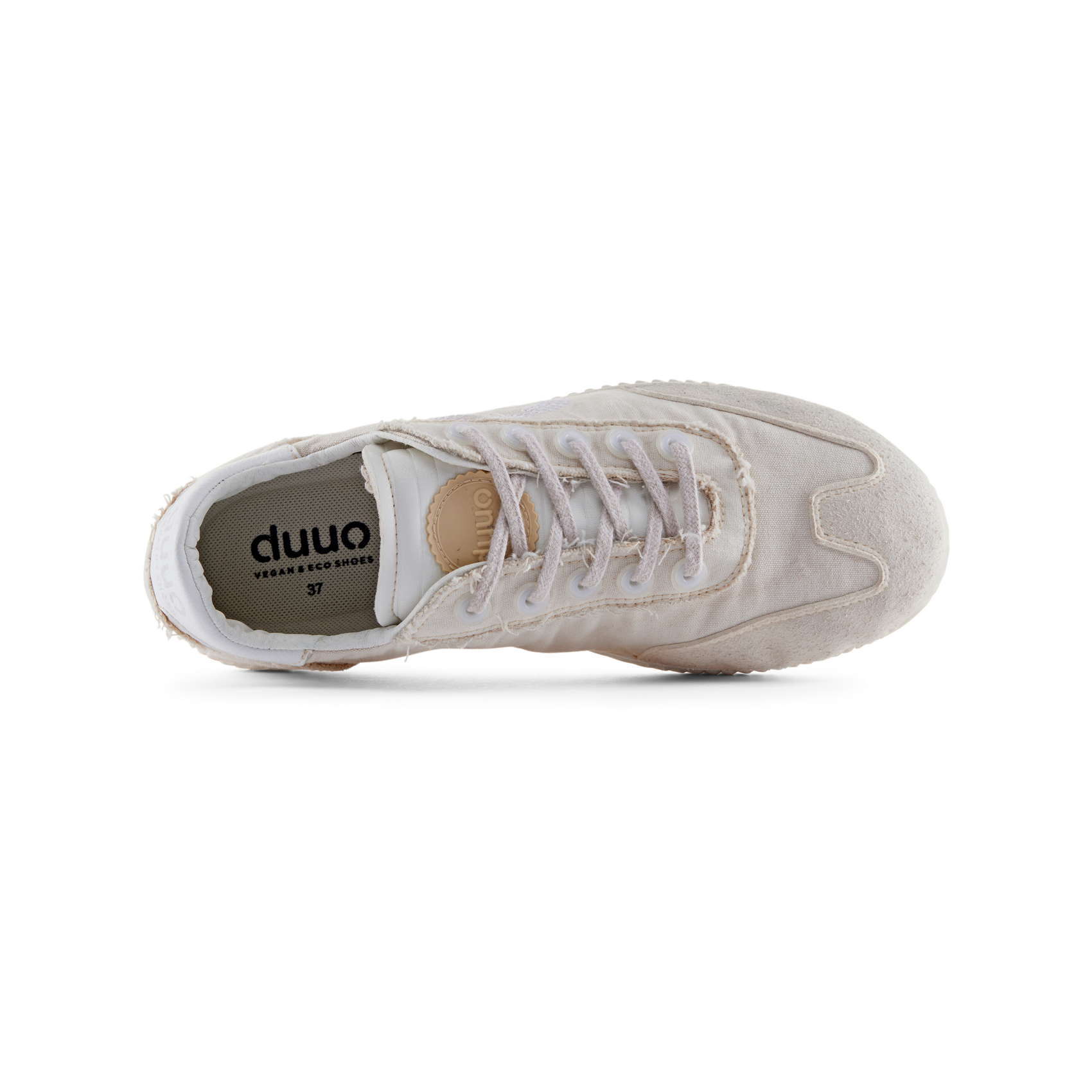 Zapatilla plana DUUO ONA LACE blanco 
