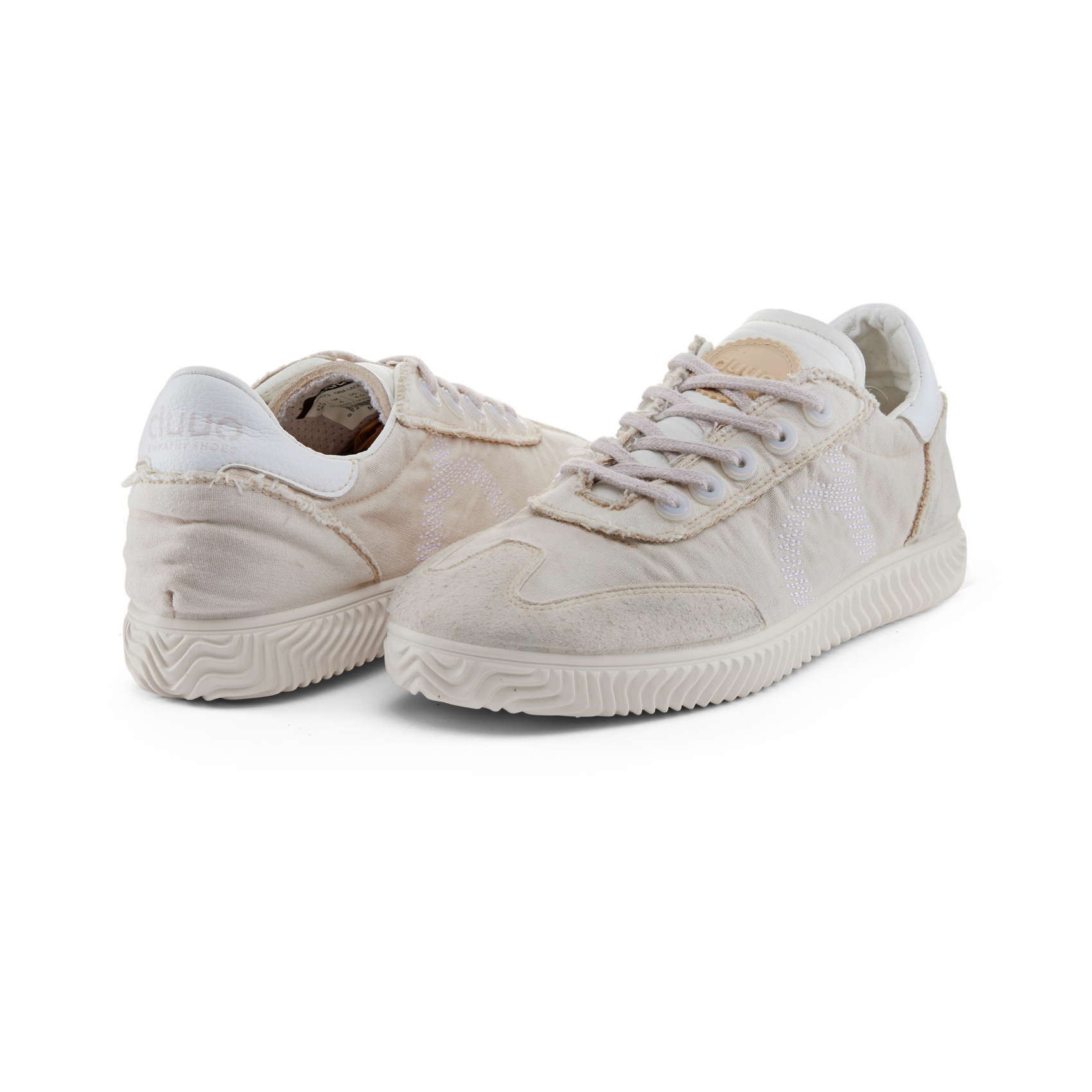 Zapatilla plana DUUO ONA LACE blanco 