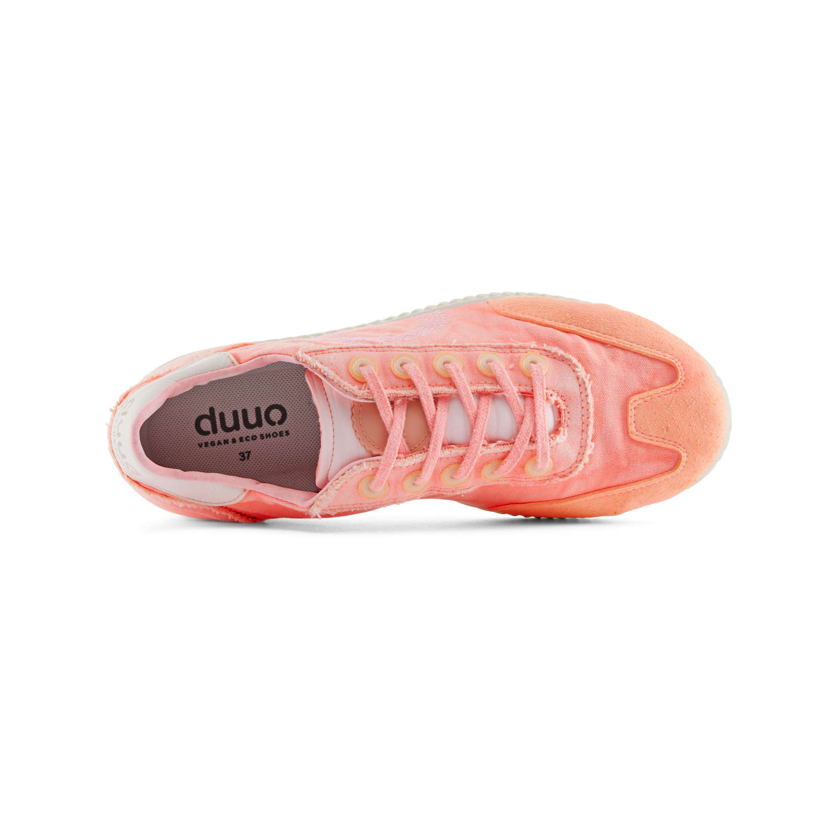 Zapatilla plana DUUO ONA LACE coral