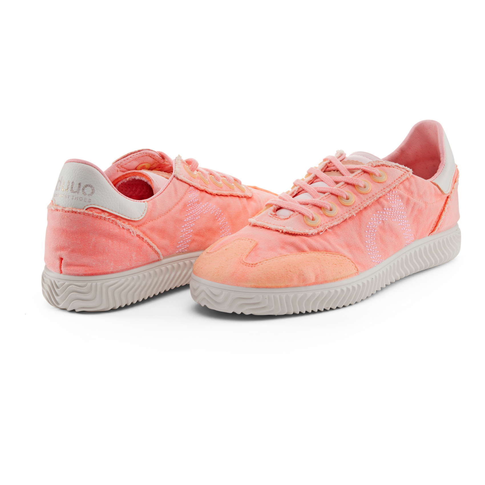 Zapatilla plana DUUO ONA LACE coral