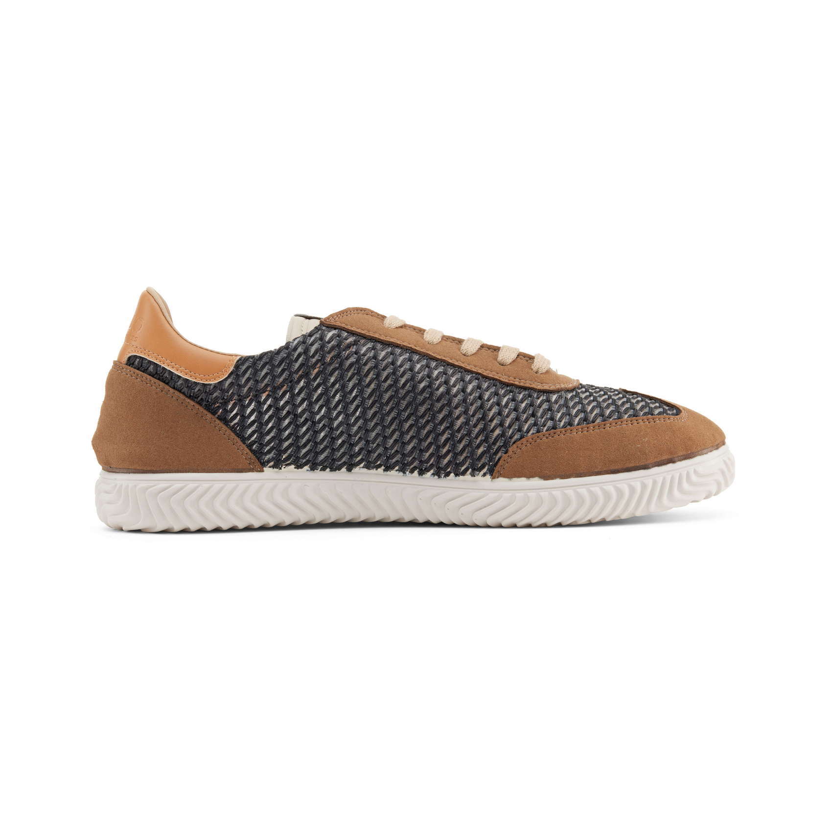 Zapatilla de rejilla trenzada LACE GOTAM marrón