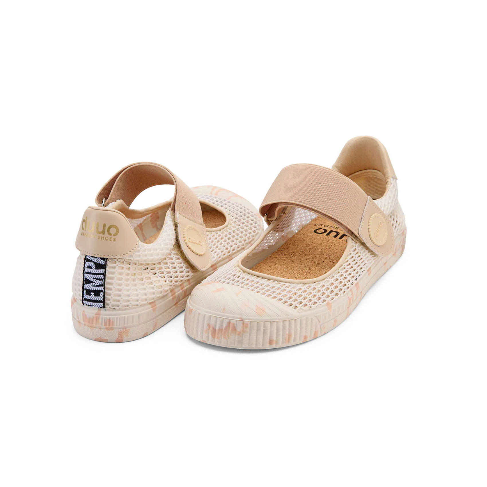 Ballerina Barefoot in Mesh Beige Traspirante duuo COL MARIE BAREFOOT NET 02