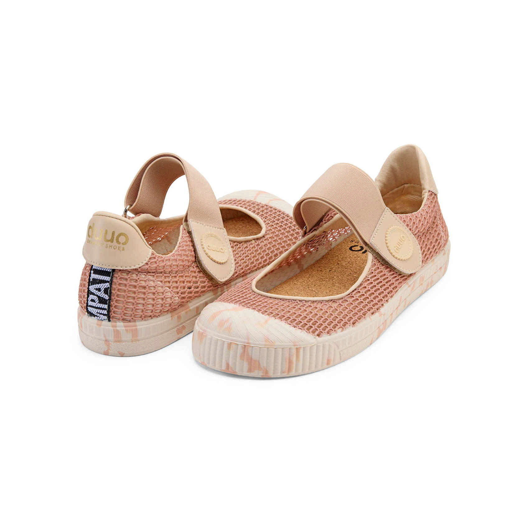 Ballerina Barefoot in Mesh Traspirante Rosa duuo COL MARIE BAREFOOT NET 03