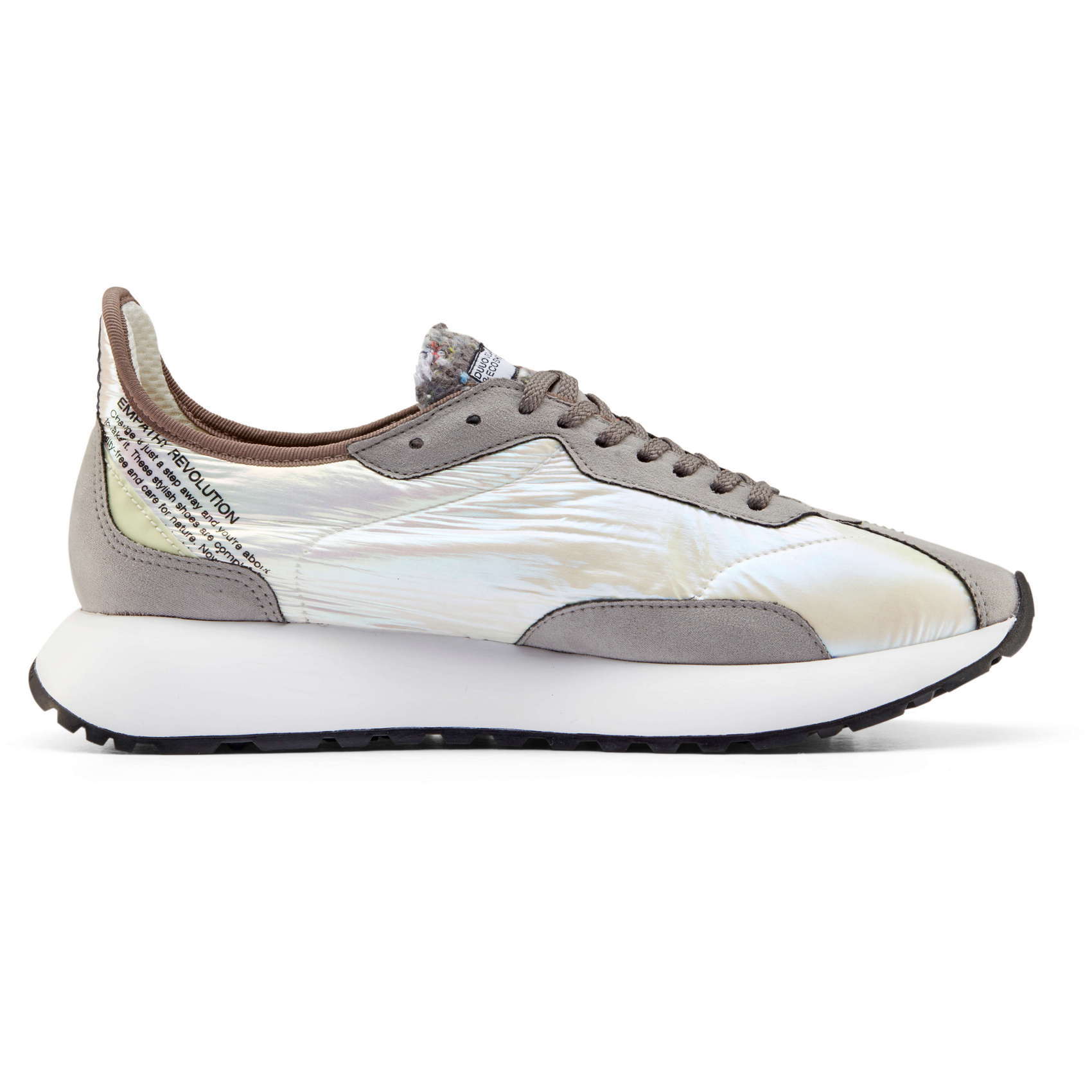 Zapatillas urbanas DUUO SENSEI IRIS blanco y gris iridiscente