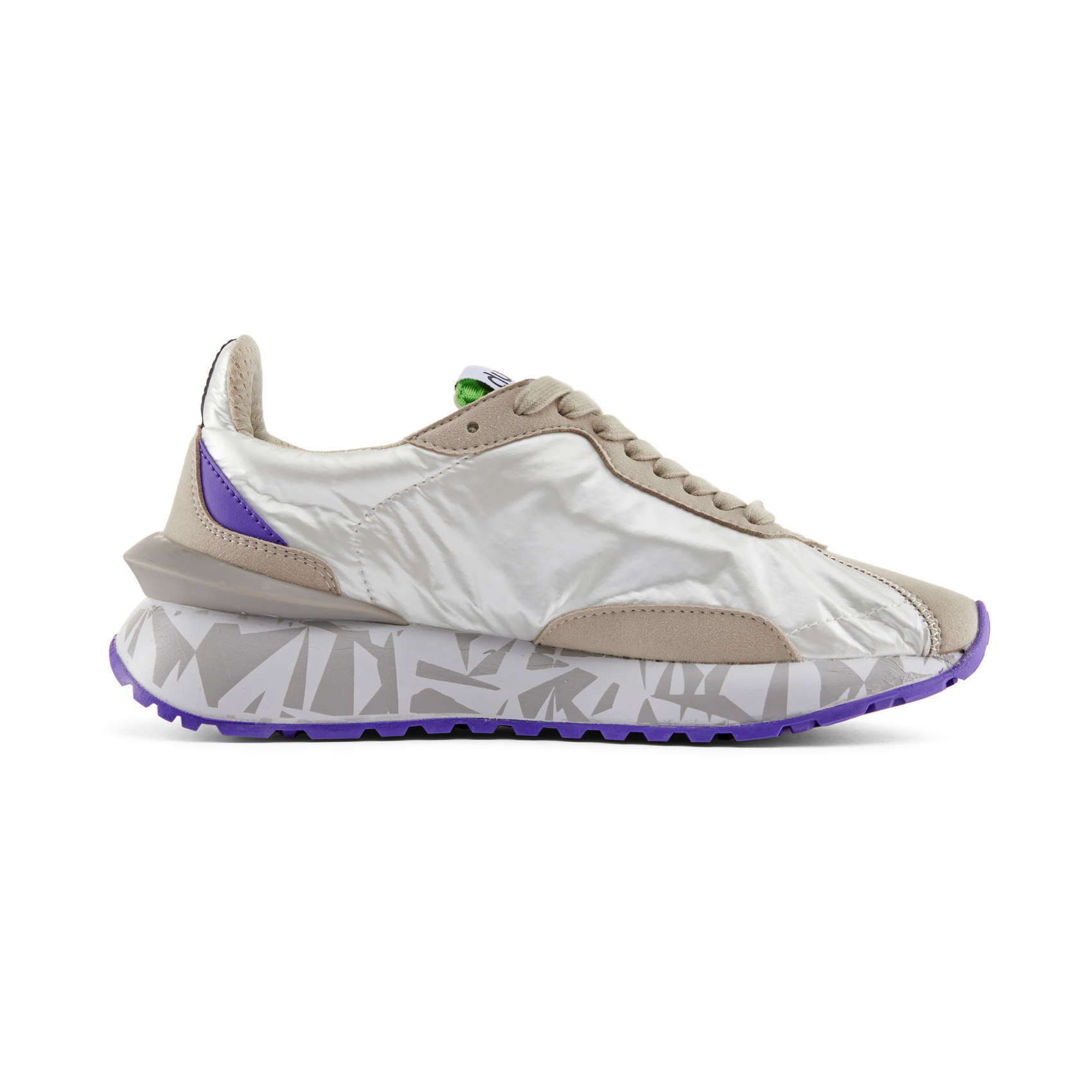DUUO SENSEI white and purple urban sneakers