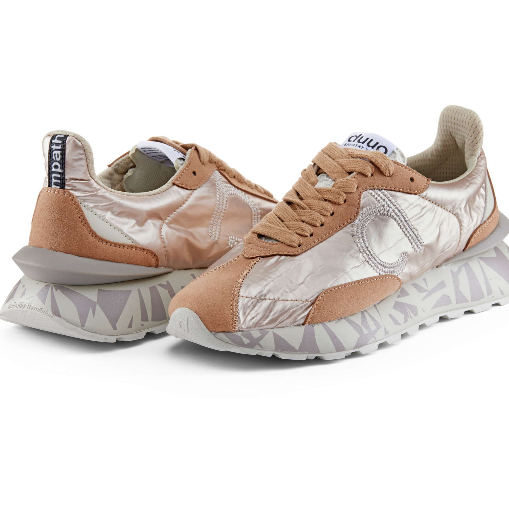 DUUO SENSEI urban sneakers gold and brown