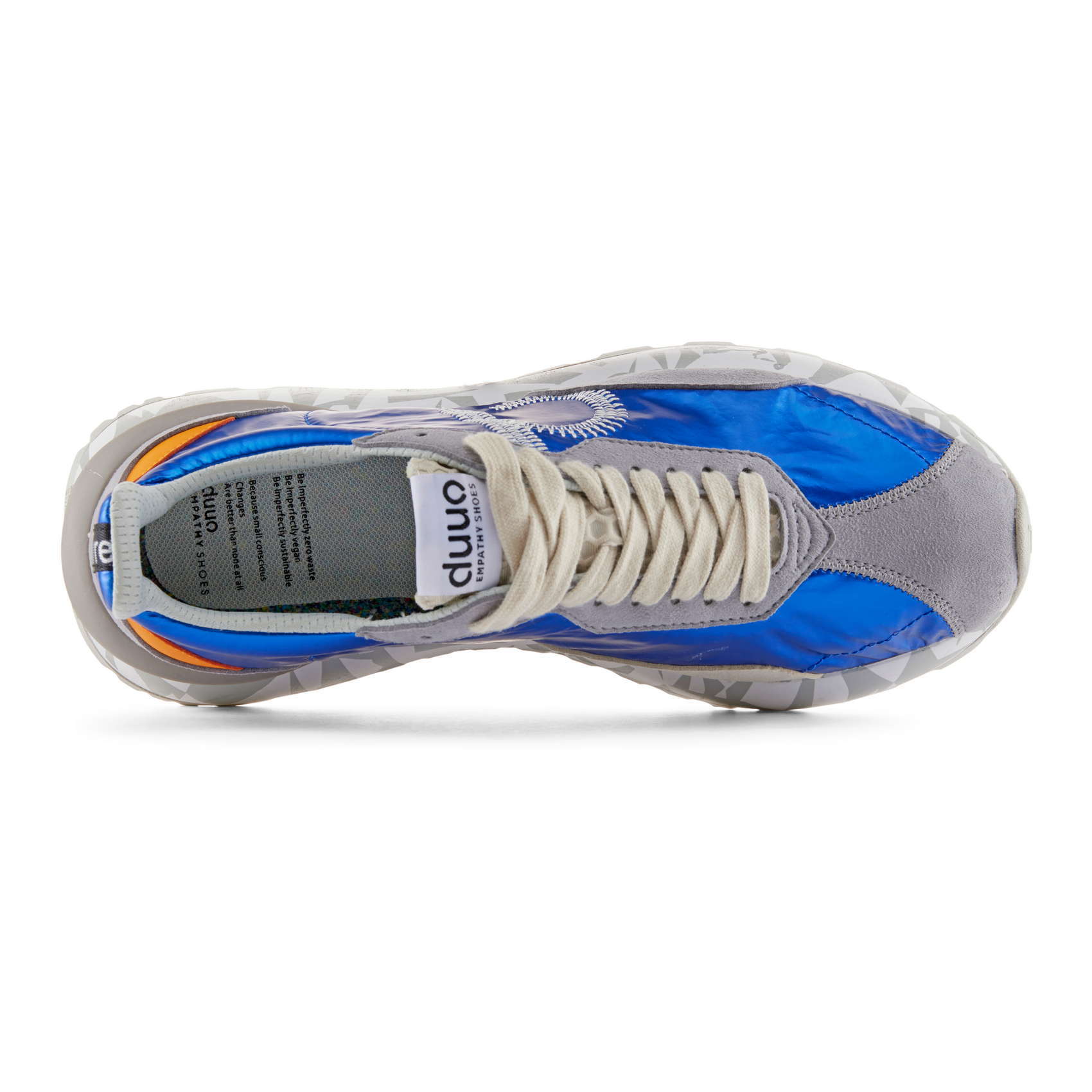 Zapatillas urbanas DUUO SENSEI azul metalizado