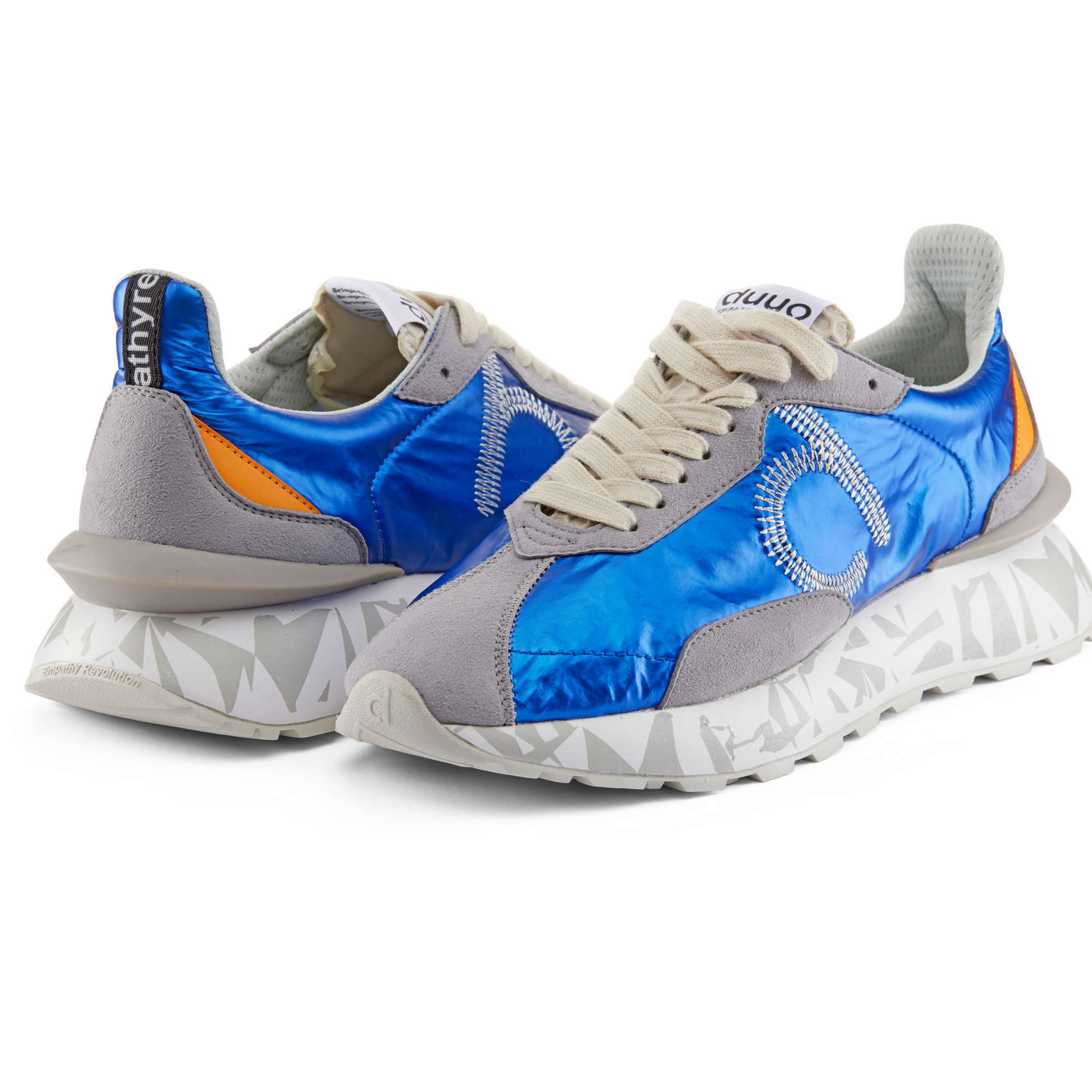 Zapatillas urbanas DUUO SENSEI azul metalizado