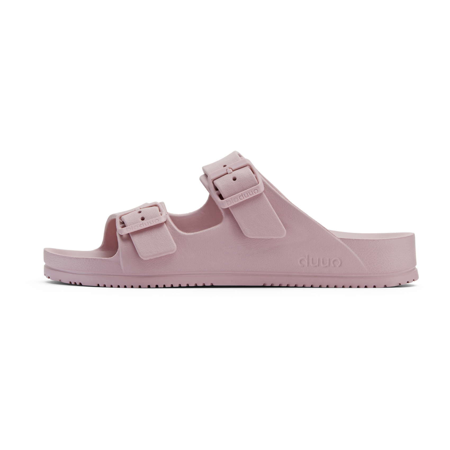 Sandalias rosa claro planas de goma DUUO Eva Flat 60