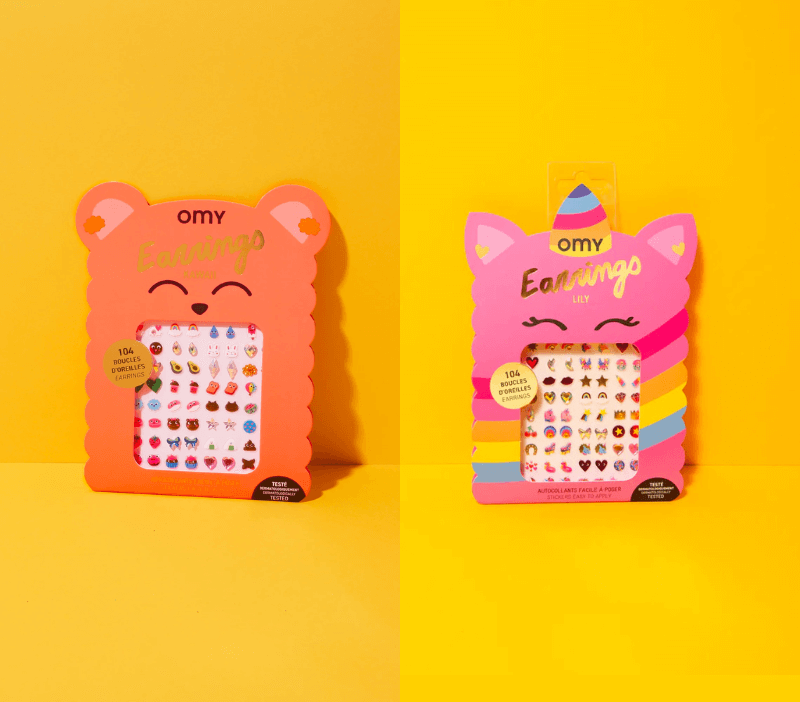 240 Pegatinas De Pendientes 3D Con Gemas Para Niñas, Sin Perforación, Adhesivos De Estrellas Y Flores Para Fiestas Y Juegos