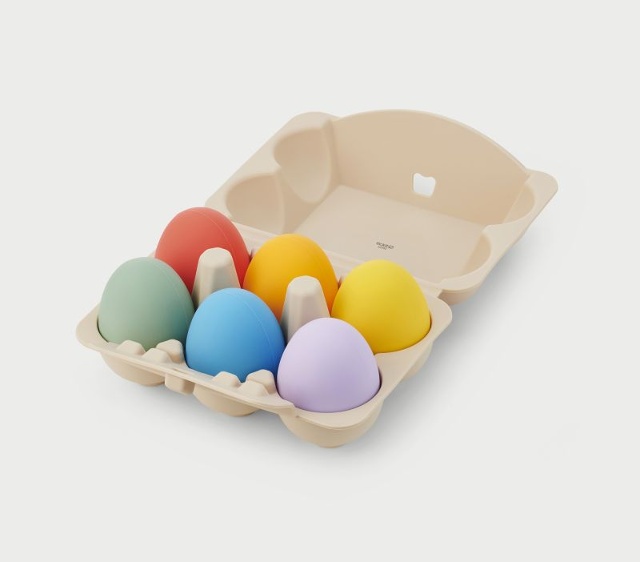 huevos de exploración de silicona rellenables (12+ m)