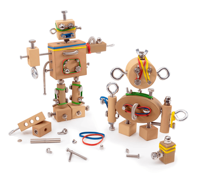 Kit de construcción con piezas sólidas y resistentes — Random Robots