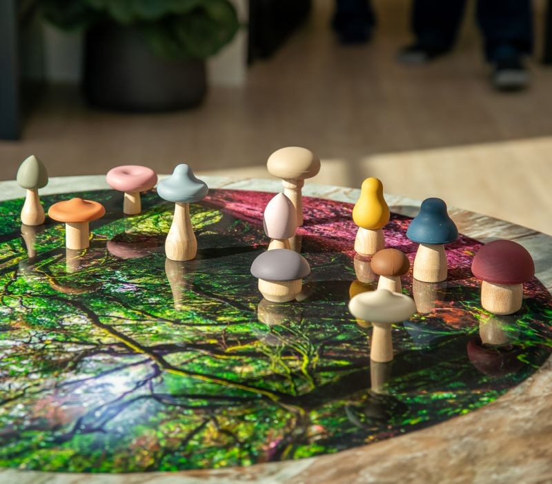 Set De 7 Dados Con Forma De Seta Para Juegos De Rol – Multicolor Y De Resina, Perfecto Para Fiestas Y Partidas De Mesa