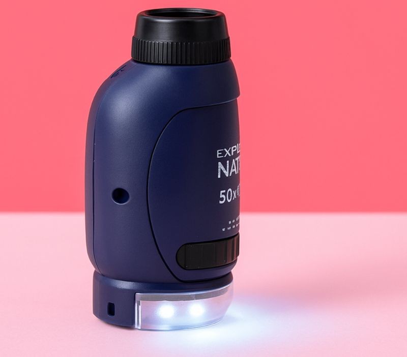 Microscopio de bolsillo con LED – 50x a 250x