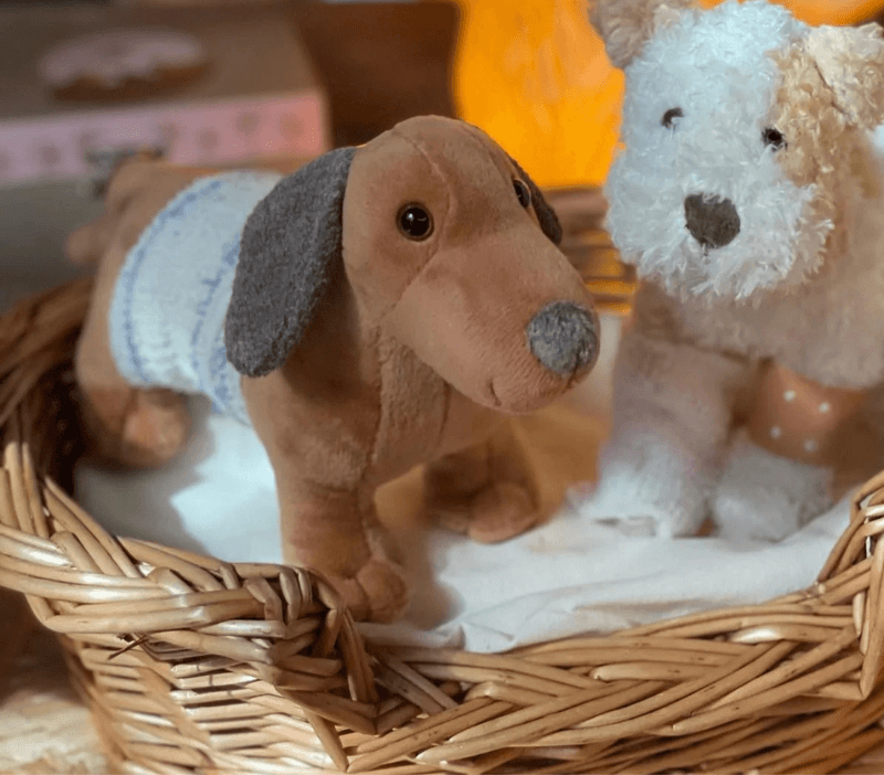 Edward Perro de peluche suave de 19 cm