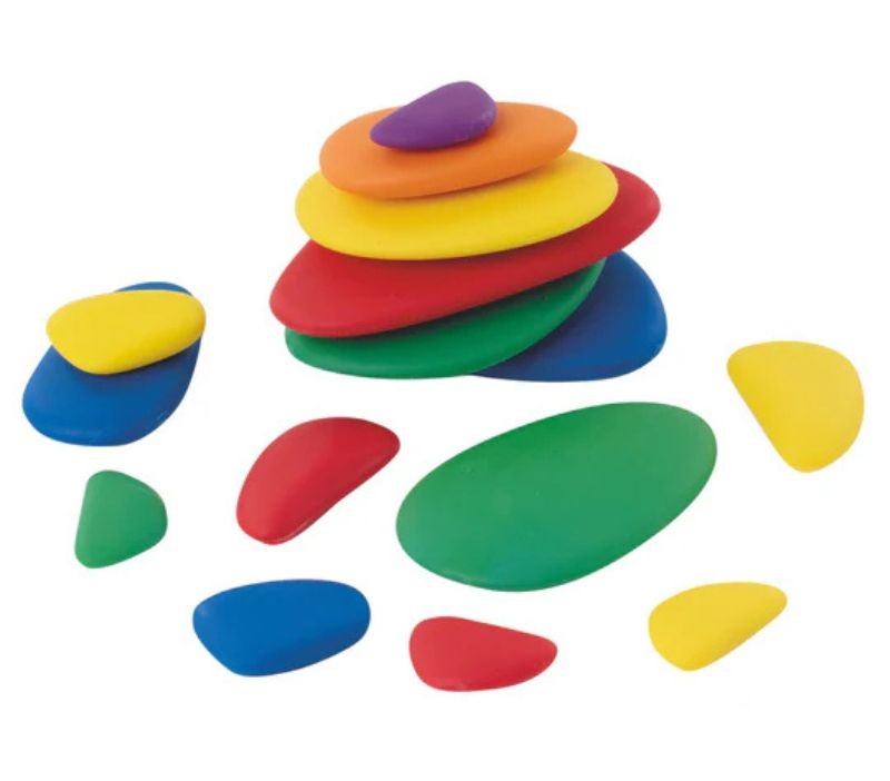 ROHSCE Juego De 6 Bolas Sensoriales Texturizadas – Arcoíris, Con Chirrido, Sin BPA, Ideales Para Estimulación Táctil Y Visual De Bebés De 6 Meses En Adelante
