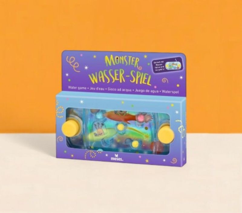 Juego De Agua De Mano Con Lanzamiento De Aros Y Luz LED – Diseño De Capibara, Dos Botones, Portátil Y Educativo Para Niños