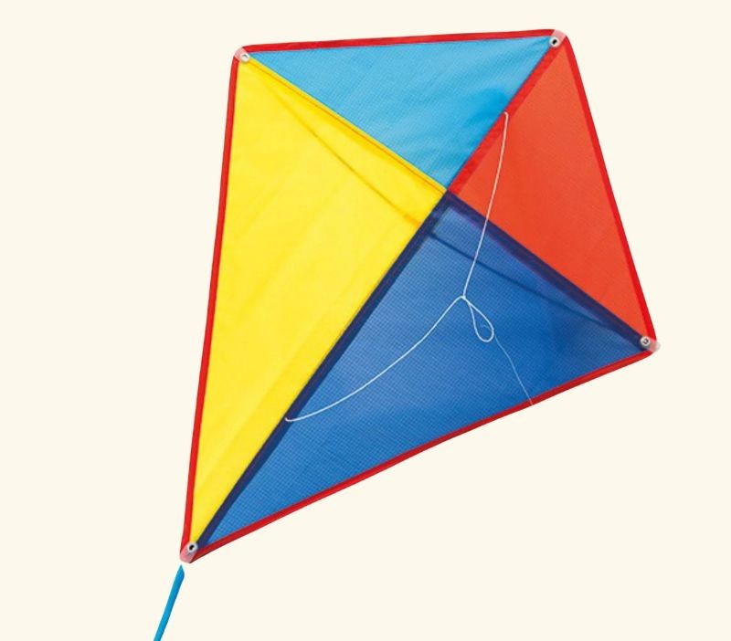 Pablo construye una cometa con una pieza de papel en forma de rombo y Pablo construye una cometa con una pieza de papel en forma de rombo y